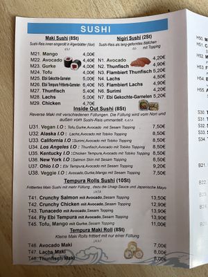 Sushi  at Mekong Delta Asia Restaurant & Sushi Bar in Thaleischweiler-froeschen