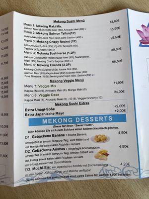 Sushi Menüs  at Mekong Delta Asia Restaurant & Sushi Bar in Thaleischweiler-froeschen