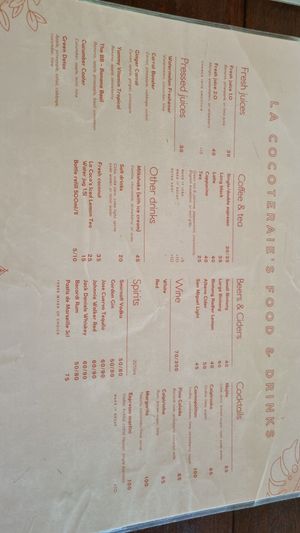  at La Cocoteraie Restaurant in 