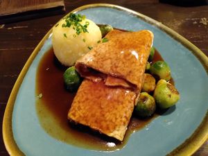 Tempeh rolladen at Bodhi in Nuremberg