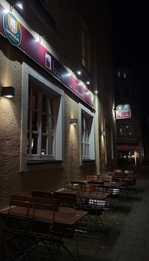 Outside at Bodhi in Nuremberg