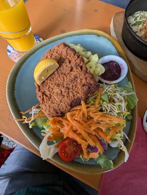 Schnitzel at Bodhi in Nuremberg