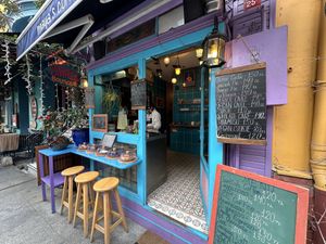   at Maya's Corner Cafe in Istanbul