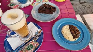 Vegan cookie and cake at Maya's Corner Cafe in Istanbul