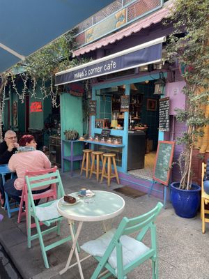   at Maya's Corner Cafe in Istanbul