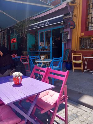 Ottima torta di spinach vegana! at Maya's Corner Cafe in Istanbul