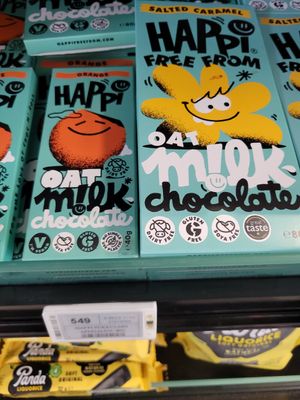 Vegan chocolates at 10-11 - Laugavegur in Reykjavik