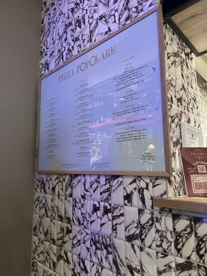 Vegan pizza offered.   at Pizza Popolare in Reykjavik