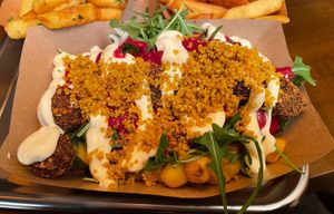 Pink Persia Poutin  at Frittenwerk - Marktstraße in Koblenz