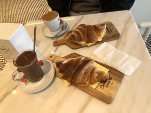 vegan ham and cheese  at O Melhor Croissant da Minha Rua - Barreiro in Setubal