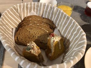 Bread and cake   at 4Bs (Alojamento Local) in Castro Verde