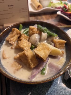 Green curry   at Thai Basil in Dublin