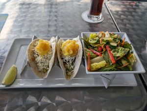 Vegan tacos at Pickled Onion in Hamilton