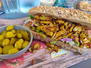   at Teva Ha'ochel - Hummus Tov in Kfar Saba