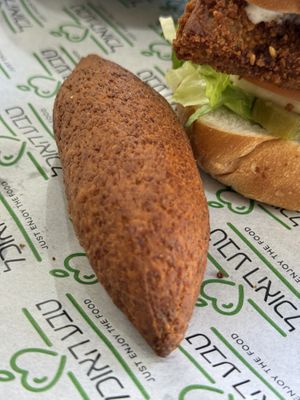 Fried kibbeh  at Teva Ha'ochel - Hummus Tov in Kfar Saba