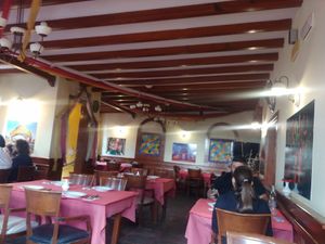 Inside seating at Sabor de la India in Tenerife