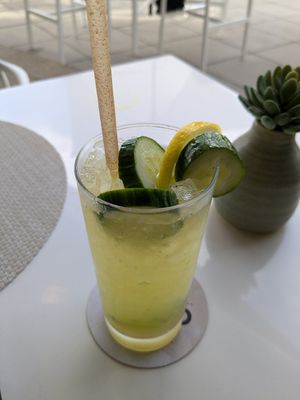 Pineapple cucumber lemonade at The Cloud in Hamilton