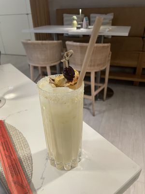 Pina colada mocktail   at The Cloud in Hamilton