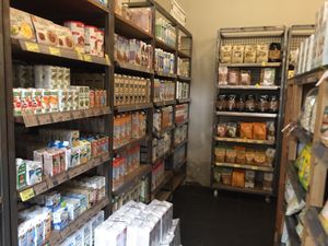 Plant based milks at Organic Market - Gràcia in Barcelona