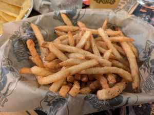 Cosmik fries at HopCat in Ann Arbor