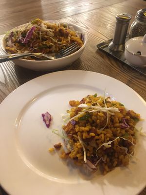 Fried rice with beans at Little Italy in Dubai