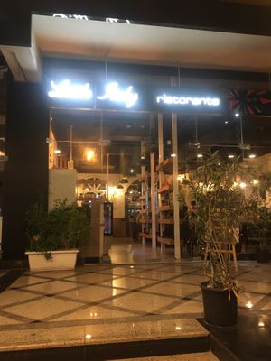 The exterior at Little Italy in Dubai