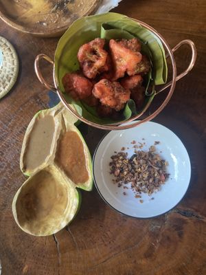 Chili Cauliflower Pops  at Daos Beach Bistro - Haruhay Eco Beach Tavern in Camiguin