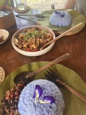 Pancit  at Daos Beach Bistro - Haruhay Eco Beach Tavern in Camiguin