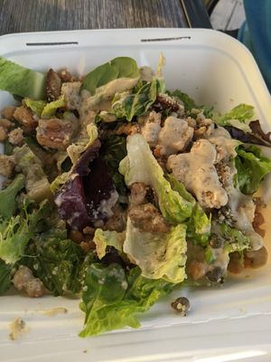 Vegan Caesar salad 🥗 at Good Earth Organic Eatery in West Cape May