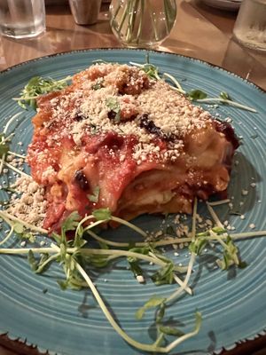 Beet lasagna   at Good Earth Organic Eatery in West Cape May