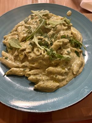 Sunflower Pesto Penne Pasta   at Good Earth Organic Eatery in West Cape May