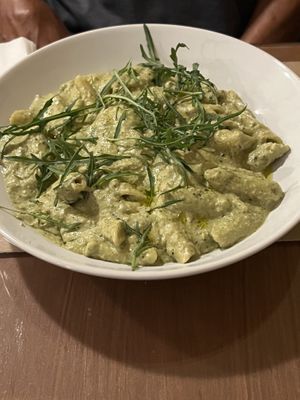 Sunflower Penne Pesto Pasta  at Good Earth Organic Eatery in West Cape May