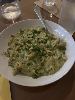 Pesto pasta gluten free  at Good Earth Organic Eatery in West Cape May