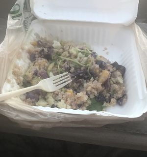 quinoa and vegetables at Good Earth Organic Eatery in West Cape May