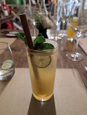 Passion fruit mocktail at Embark in Nairobi