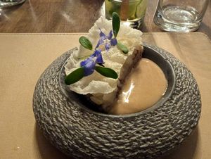 Rice pudding at Embark in Nairobi