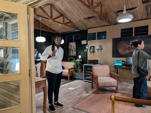 The chef at Embark in Nairobi