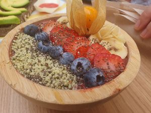 Bowl de smothie at La Mala Brunch - Setas in Sevilla