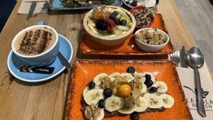 Fully vegan breakfast   at La Mala Brunch - Setas in Sevilla