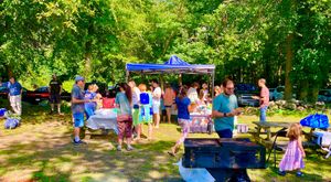 Colt State Park Community Plant Based / Vegan Picnic Potluck July 2023 at Adventures, Networking & Volunteering for Vegans in Warwick
