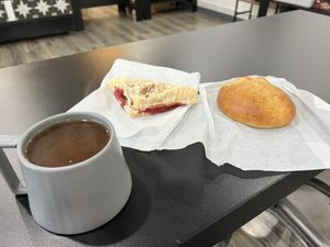   at Homage Coffee House in Glendale