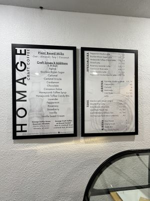   at Homage Coffee House in Glendale