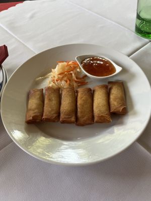 Mini spring rolls as a starter  at Feng Sheng in Purkersdorf