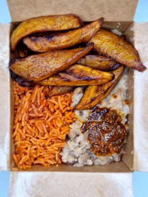 Beste seller 🔥🔥
Jollof Rice , Beans & Planatain  at Afro Delight in Limerick