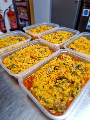 Mushroom Egusi 😍 
 at Afro Delight in Limerick
