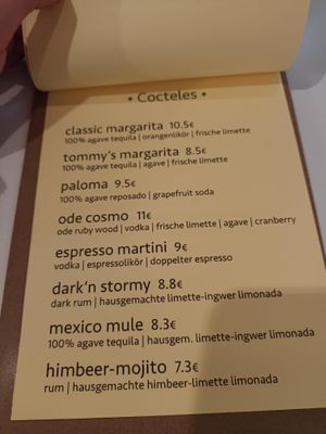 Cocktails at Taquería 341 in Kassel