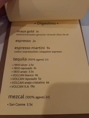 Digestive at Taquería 341 in Kassel