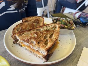 Vegan breakfast sandwich   at The Yellow Door in Guaynabo