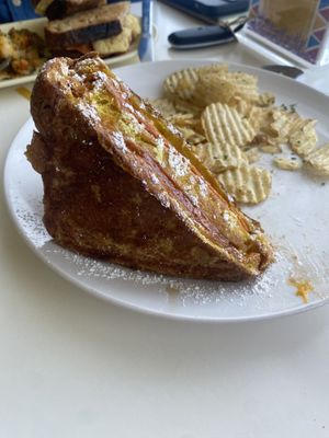 Monte Cristo (half-way eaten)  at The Yellow Door in Guaynabo