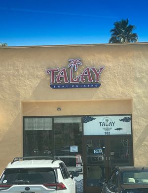 Outside at Talay Thai in Palm Desert